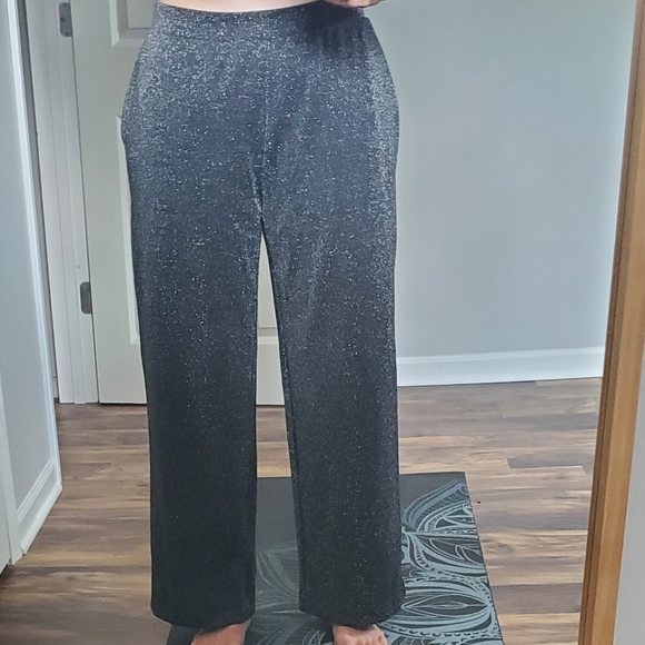 Alfani Pull On Stretch Wide Leg Slacks - Picture 8 of 10